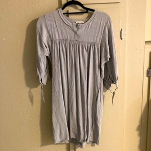 Grey shift dress